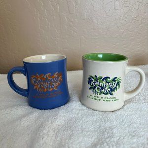 Rainforest Cafe Coffee Mugs - Set of 2